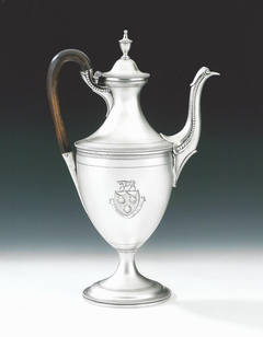 Antique Hester Bateman. An extremely fine George III Coffee Pot by Hester Bateman.