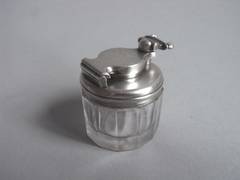 A George III Travelling Inkwell made in London in 1816 by Archibald Douglas.