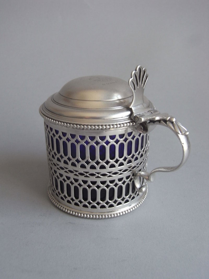 THE DUKE OF HAMILTON. A very rare George III Mustard Pot made by Robert Hennell.