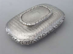 A very rare 
unusual George III Snuff Box made in Birmingham in 1820