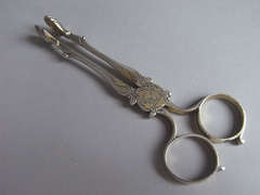 A rare pair of George II Sugar Nips made in London circa 1755