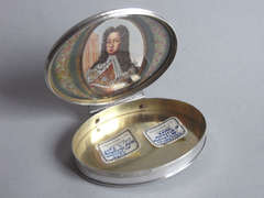 ROYAL. A very rare George I Pocket Snuff Box. Made circa 1717.