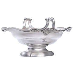 A Rare & Important George II Cast Double Lipped Sauceboat