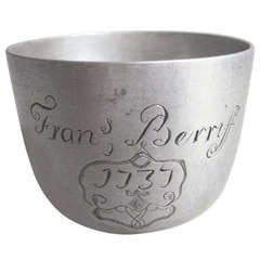 A George I Britannia Standard Tumbler Cup