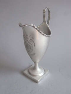 HESTER BATEMAN. A very fine George III Cream Jug made in London