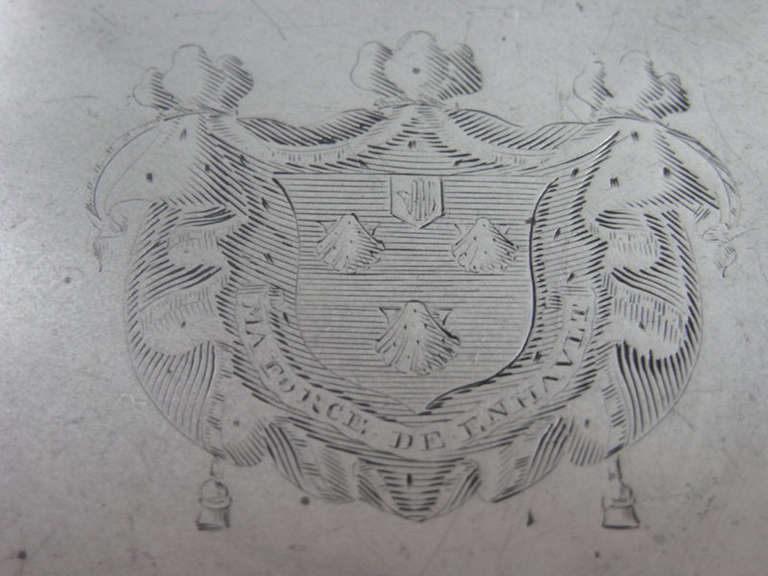 English Very Fine Pair of George III Silver Based Wine Coasters