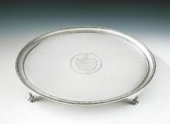 An extremely fine George III Salver made by Daniel Smith & Robert Sharp.