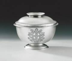 A George II Sugar Bowl. Made by James Goodwin.