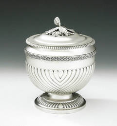 An extremely rare George III Caviar Vase & Cover made by John Houle.