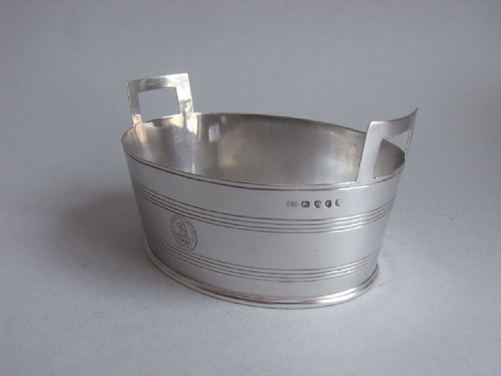 English Rare George III Butter Tub made in London in 1794 by William Frisbee