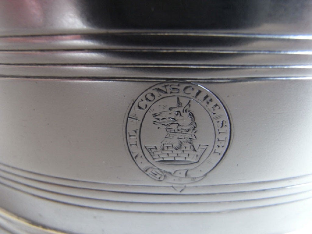 18th Century Rare George III Butter Tub made in London in 1794 by William Frisbee