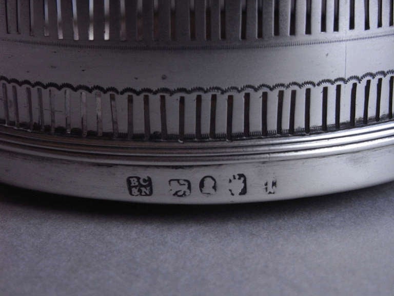 A very rare George IV Bottle Coaster