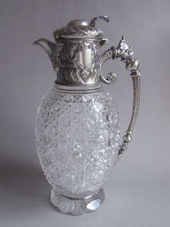 A Silver mounted Claret Jug