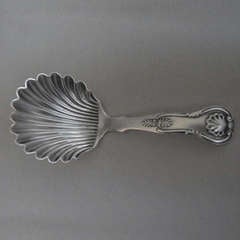 A Scottish Caddy/Sugar Spoon