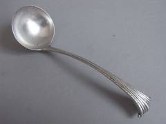 A George III Onslow Pattern Sauce Ladle