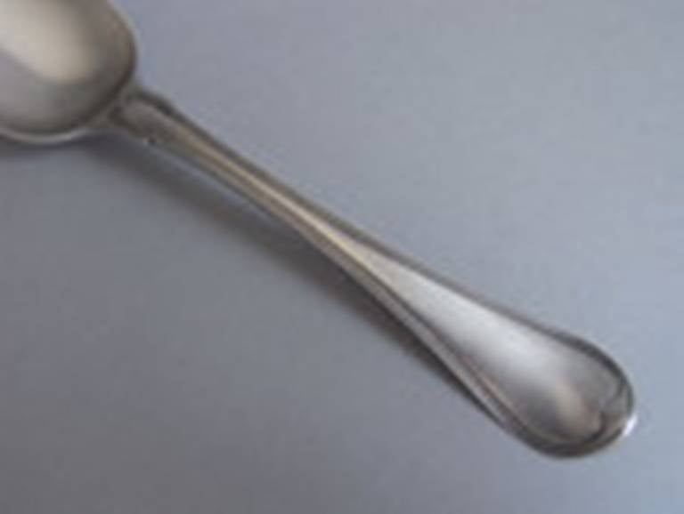 A very rare George III Hanoverian Fiddle & Thread Pattern Spoon