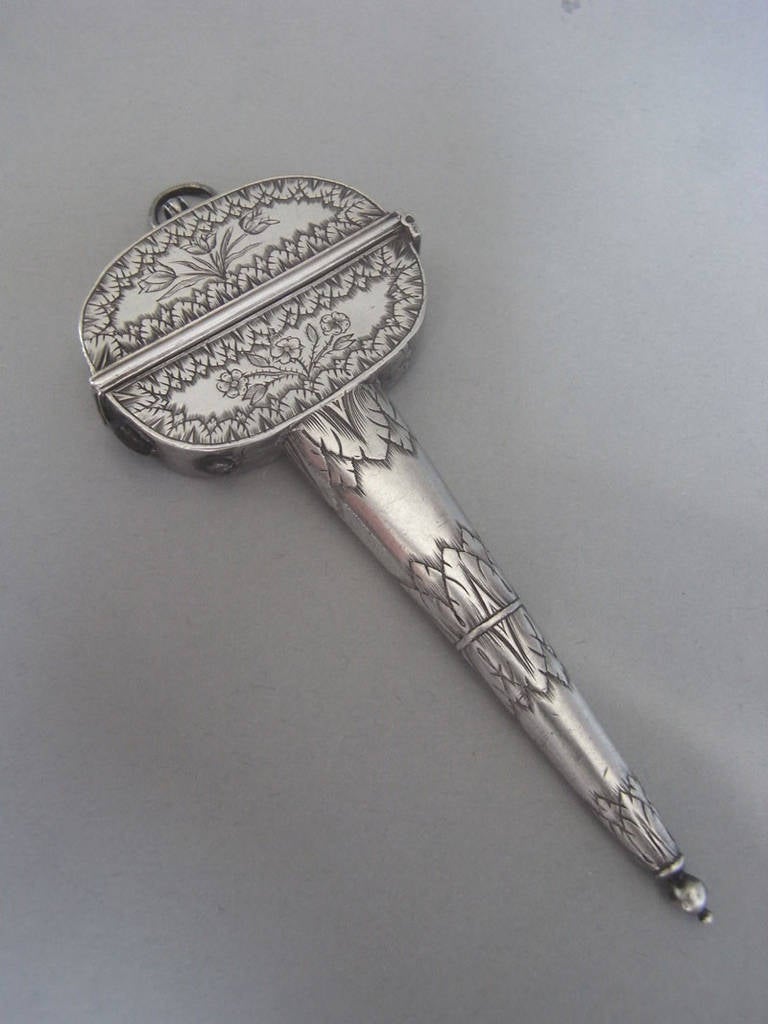 A very rare Charles II Scissor Case made most probably in London circa 1670