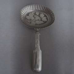 A George III Caddy Spoon, Joseph Willmore, Birmingham, 1816