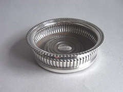 A George III Wine Coaster made in London by I.W. Storey in 1812