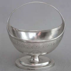 A George III Sugar Basket made in London in 1795 by William Fountain.