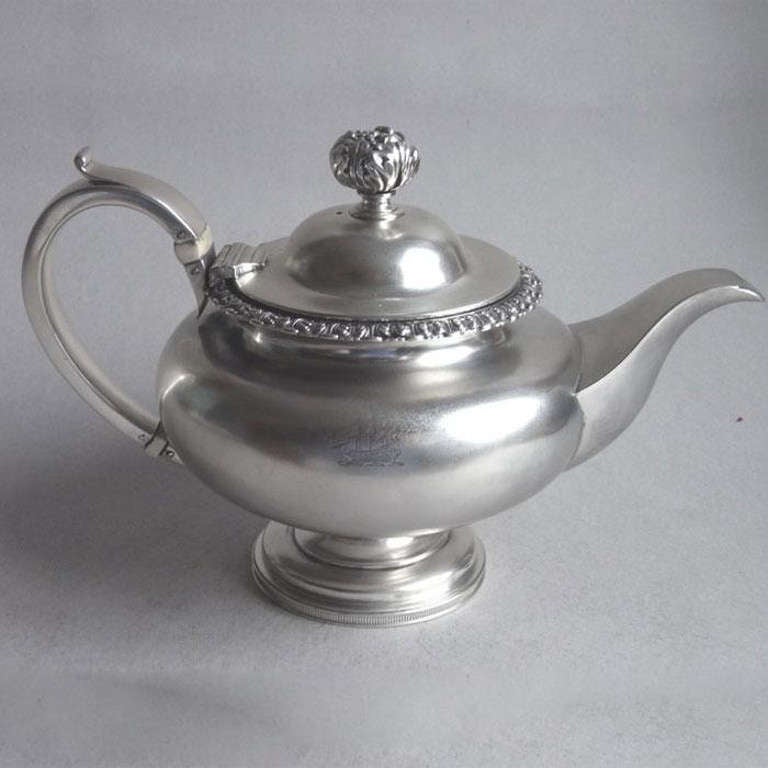 An unusual IV Teapot, Edinburgh, 1829, Paton at 1stDibs