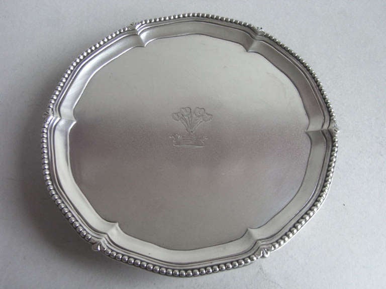 A rare George III Salver made in London in 1774 by Hester Bateman