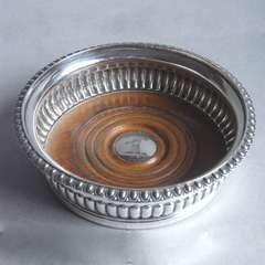 A George III Wine Coaster made in London in 1808 by William Stroud