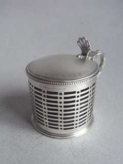 A George III Mustard Pot made in London in 1777 by Robert Hennell