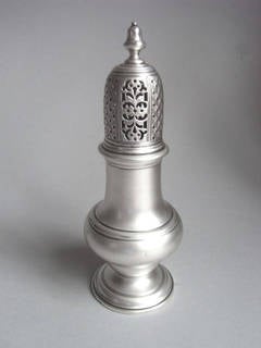 A rare George II Sugar Caster A rare George II Sugar Caster