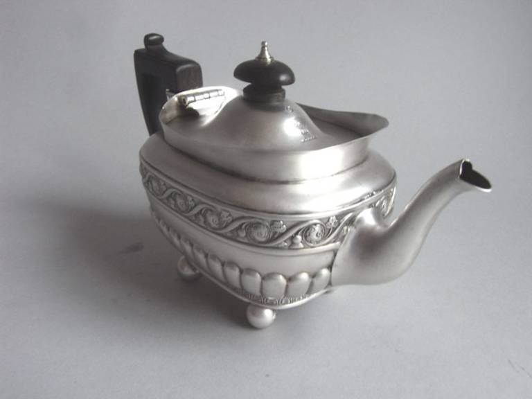 A very rare George III Bachelor Teapot