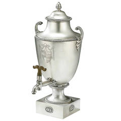 Important and Very Unusual George III Tea or Water Urn