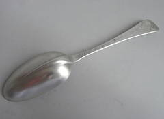 A fine George I Rat Tail Hanoverian Spoon made by William Petley.