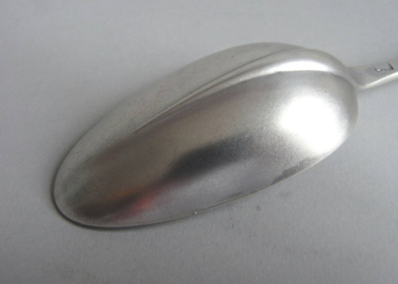 A fine George I Rat Tail Hanoverian Spoon made by William Petley.