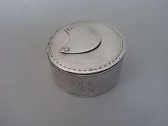 A George III Bougie Box made in London circa 1775 by James Phipps I