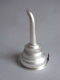 A George III Wine Funnel made in London in 1802 by John Emes