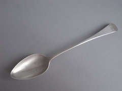 Antique A George III Masking Spoon made in Aberdeen circa 1774