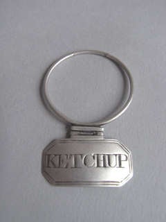 A George III Neck Ring Sauce Label made in London in 1806 by Josiah Snatt