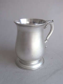 An early George III Mug made in London in 1762 by John Swift