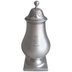 Antique An Unusual George III Pepper Caster made in London in 1803