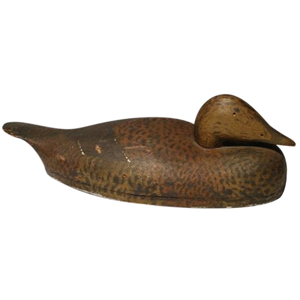 Early 20th Century Swedish Decoy Duck For Sale