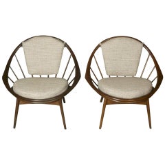 Pair of Ib Kofod-Larsen chairs