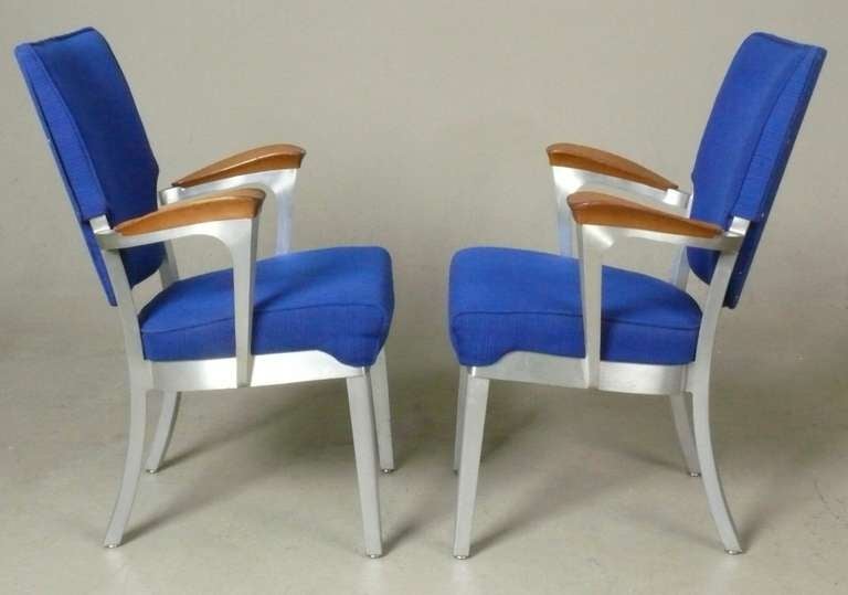 American Set of 4 1960s Shaw Walker Armchairs