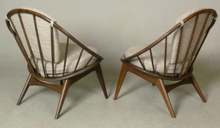 Danish Pair of Ib Kofod-Larsen chairs