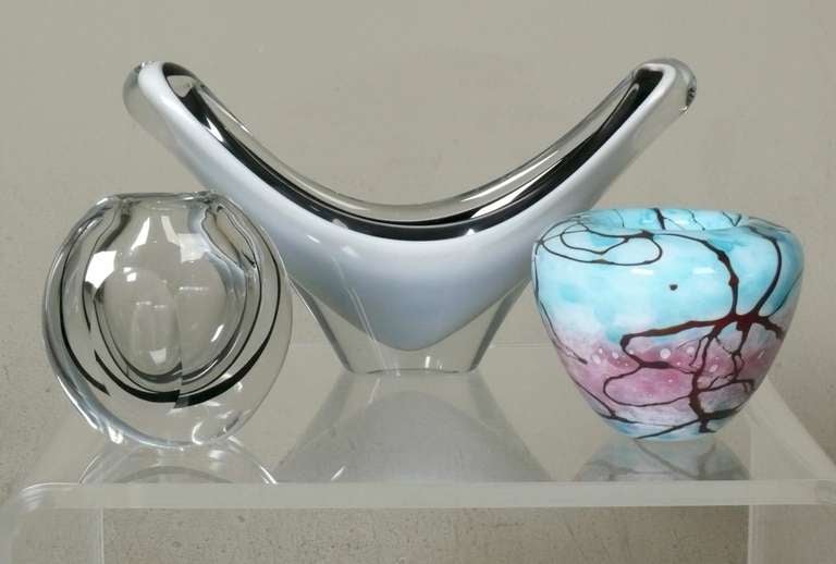 Group of Vintage Art Glass From Kosta & Nourot Studios 1