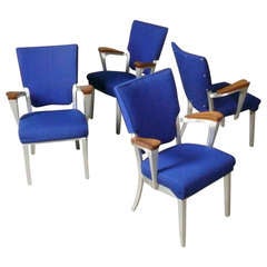 Set of 4 1960s Shaw Walker Armchairs