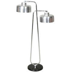 Modernist Double Head Floor Lamp