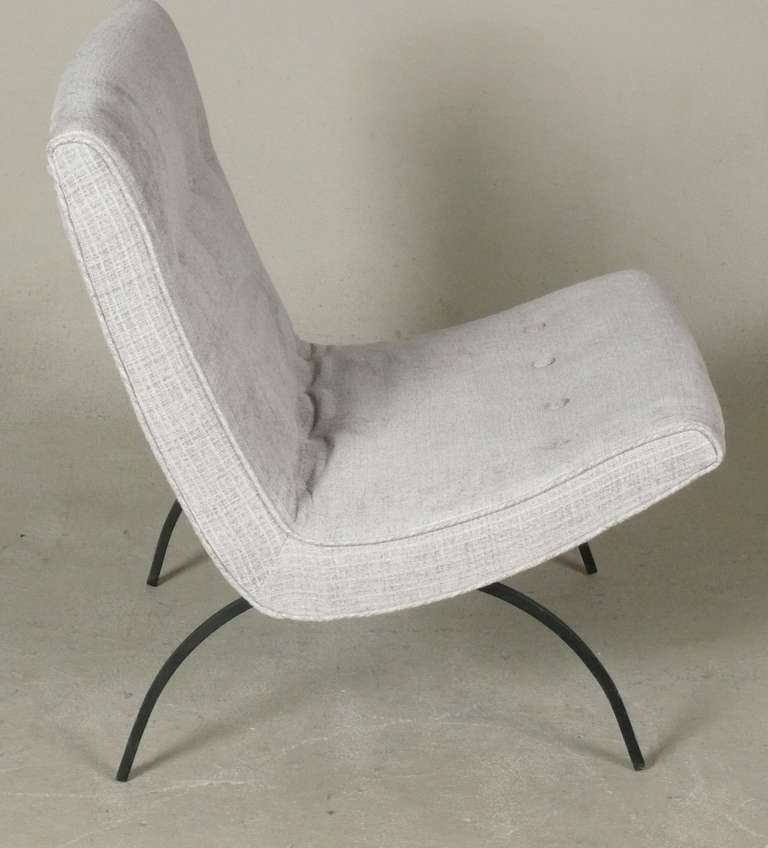 American 1960's Scoop Lounge Chair by Milo Baughman