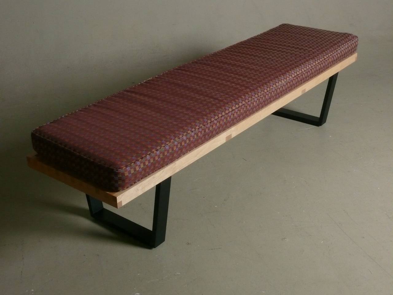 Slat Bench with Cushion by George Nelson for Herman Miller 2