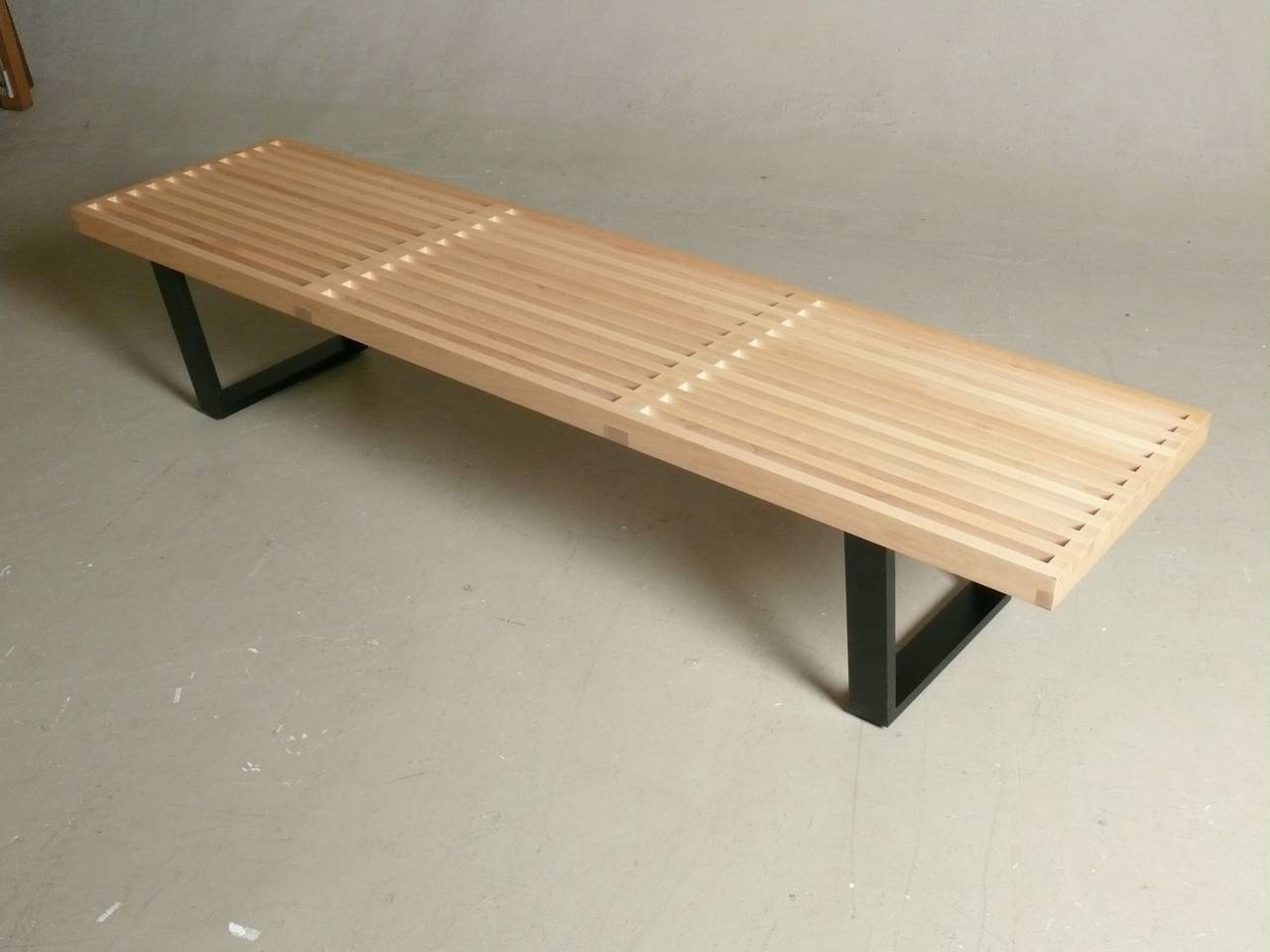 Slat Bench with Cushion by George Nelson for Herman Miller 4