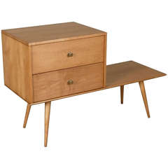 Early Paul McCobb Bench with Drawers